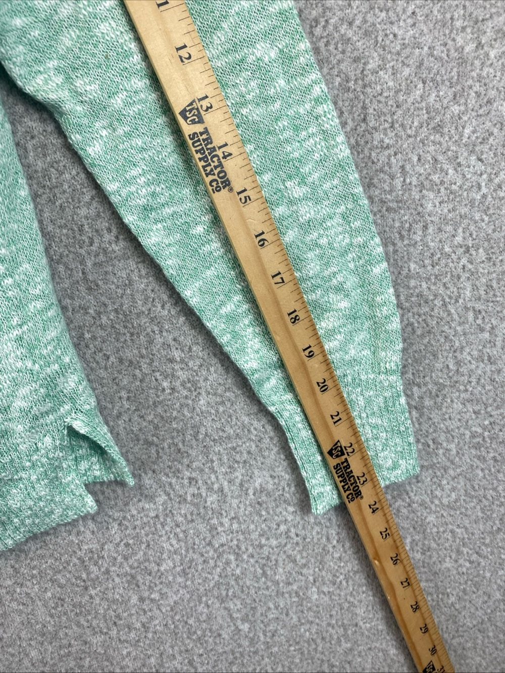 J.Crew Bumpy Knit sweater Women's M Pullover Crewneck Heathered Green Cozy Soft - Picture 6 of 10
